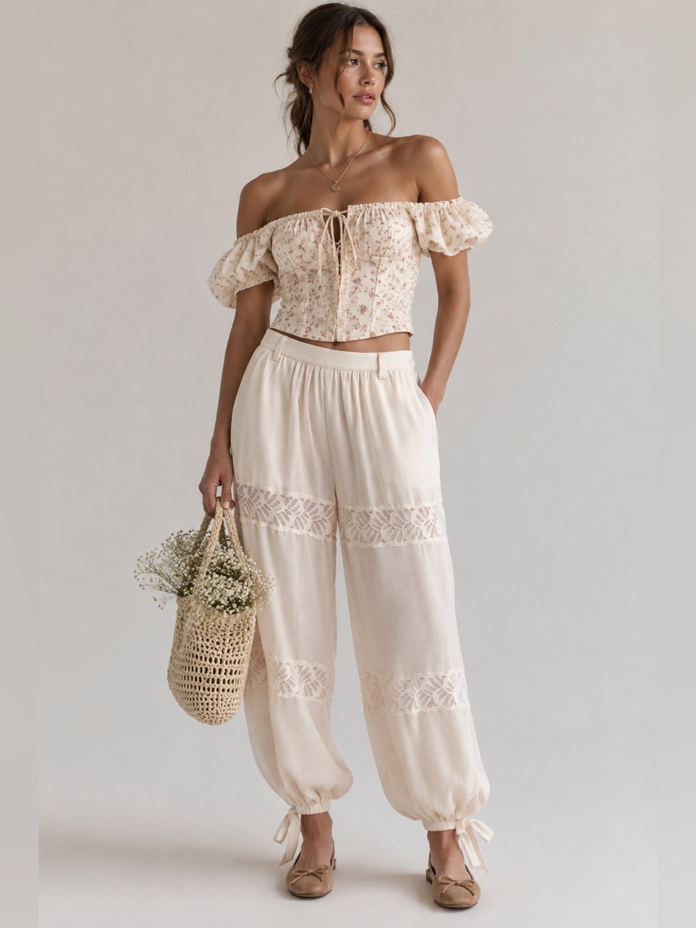 Anthropologie Avec Les Filles Satin-Crepe Balloon Pants